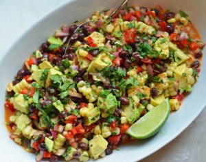 Black-Bean-Salad-with-Chipotle-Vinaigrette-575x452