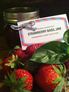 strawberry basil jam